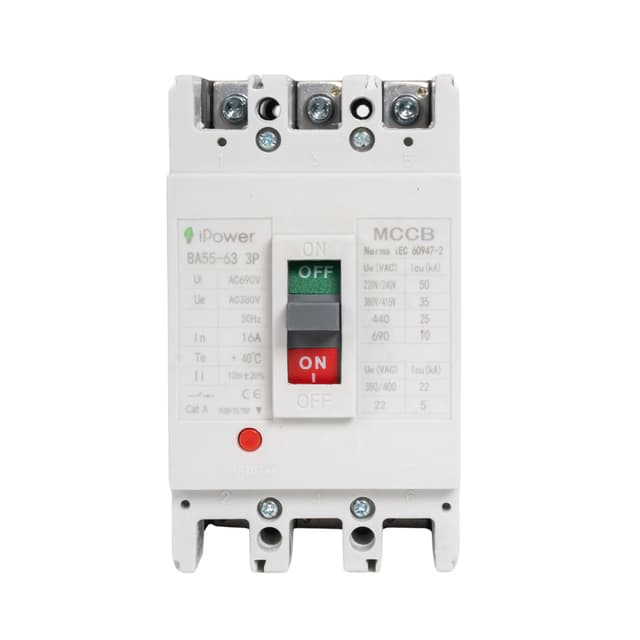 Автоматический выключатель, iPower, ВА55-63 3P 16A