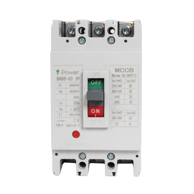 Автоматический выключатель, iPower, ВА55-63 3P 25A