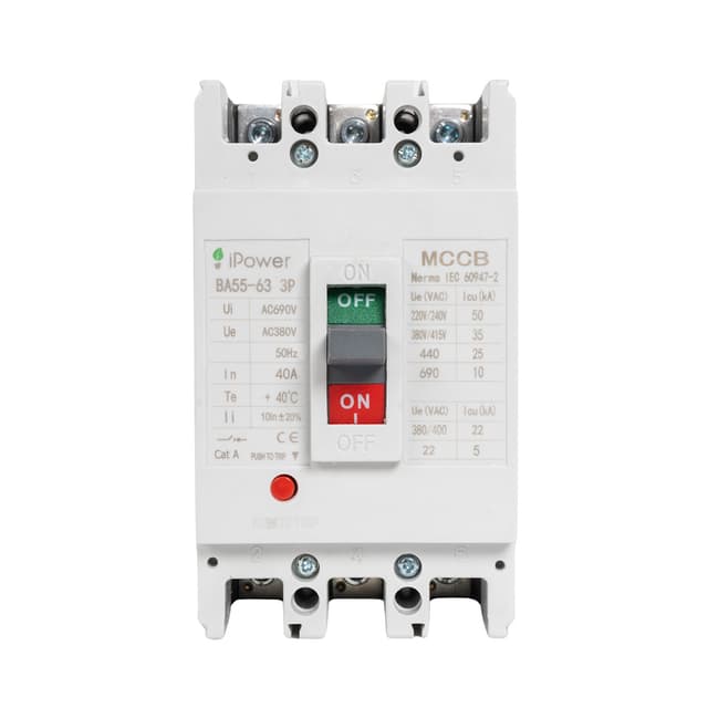 Автоматический выключатель, iPower, ВА55-63 3P 40A