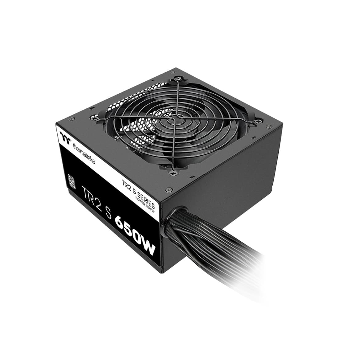 Блок питания, Thermaltake, TR2 S D2D 650W, PS-TRS-0650NNSAWE-2, 650W, ATX, Standard, APFC, 20+4 pin, 4+4pin, 5*Sata, 4*Molex, 2*PCI-E 6+2 pin, FDD, non-modular, Вентилятор 12 см, 140х86х150мм, Чёрный