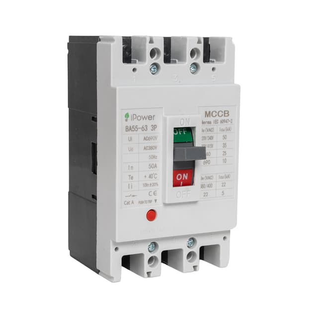 Автоматический выключатель, iPower, ВА55-63 3P 50A