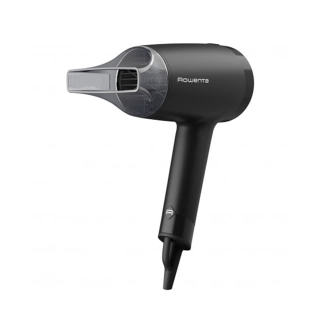 Фен, Rowenta, CV1803F0, Мощность 1600 Вт, ип мотора DC, 2 температурные режимы, 2 Настройки скорости, Ультра-холодный воздух, Черный