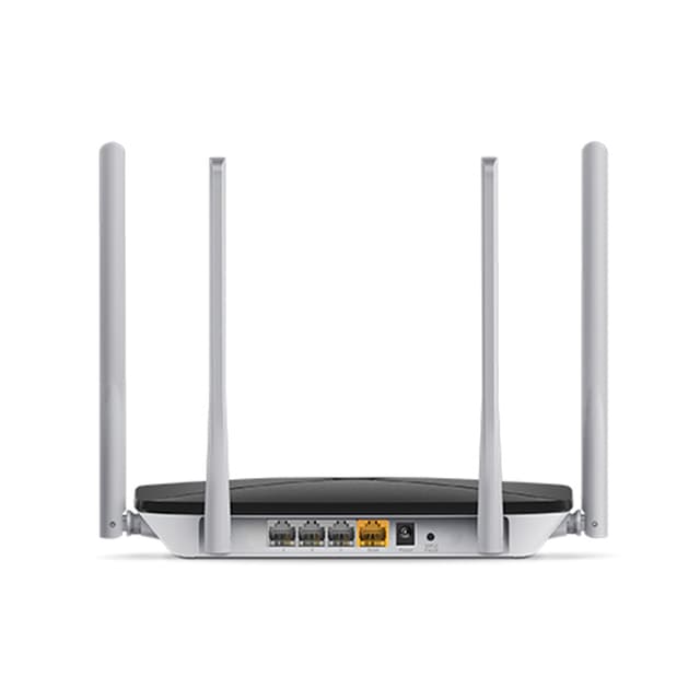 Маршрутизатор, Mercusys, AC12, 1200 мбит/с, 3 порта LAN 10/100 Мбит/с, 1 порт WAN 10/100 Мбит/с