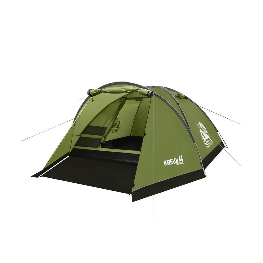 Палатка, T-KRE-4-OLGN, 310*235*125 см, Однослойная, Диаметр дуг 8.5 мм, Водонепроницаемость 4000, Оливково-зеленый