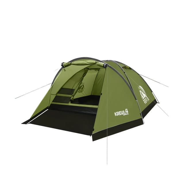 Палатка, T-KRE-4-OLGN, 310*235*125 см, Однослойная, Диаметр дуг 8.5 мм, Водонепроницаемость 4000, Оливково-зеленый