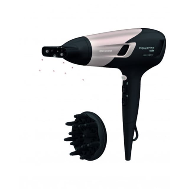 Фен, Rowenta, CV5831F0, 3 температурных режима, 2 скорости, 2 насадки, Концентратор, Диффузор