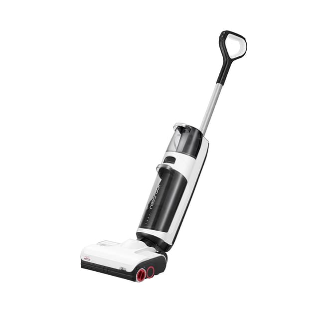 Беспроводной вертикальный пылесос, Roborock, Dyad Pro (WD2H1A/ WD2H1A01-07), с функцией влажной уборки, Вес 4.8 кг, Номинальная мощность 260 Вт, Ёмкость аккумулятора 4000 мАч, Автономная работа 43 мин, Время зарядки 4 ч, Уровень шума 78 дБ, LED дисплей, Голосовой помощник, Черно-белый