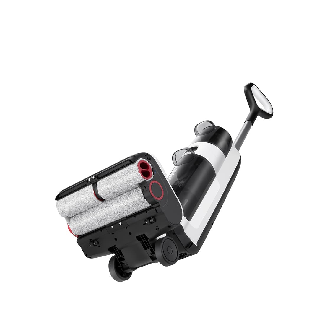 Беспроводной вертикальный пылесос, Roborock, Dyad Pro (WD2H1A/ WD2H1A01-07), с функцией влажной уборки, Вес 4.8 кг, Номинальная мощность 260 Вт, Ёмкость аккумулятора 4000 мАч, Автономная работа 43 мин, Время зарядки 4 ч, Уровень шума 78 дБ, LED дисплей, Голосовой помощник, Черно-белый