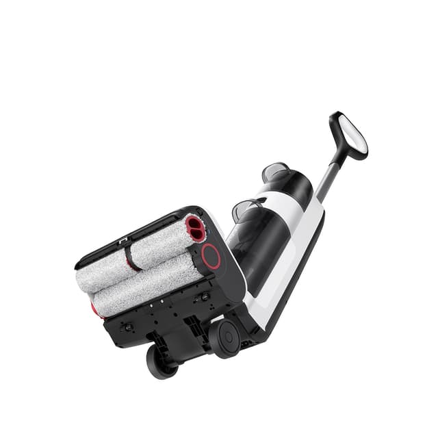 Беспроводной вертикальный пылесос, Roborock, Dyad Pro (WD2H1A/ WD2H1A01-07), с функцией влажной уборки, Вес 4.8 кг, Номинальная мощность 260 Вт, Ёмкость аккумулятора 4000 мАч, Автономная работа 43 мин, Время зарядки 4 ч, Уровень шума 78 дБ, LED дисплей, Голосовой помощник, Черно-белый