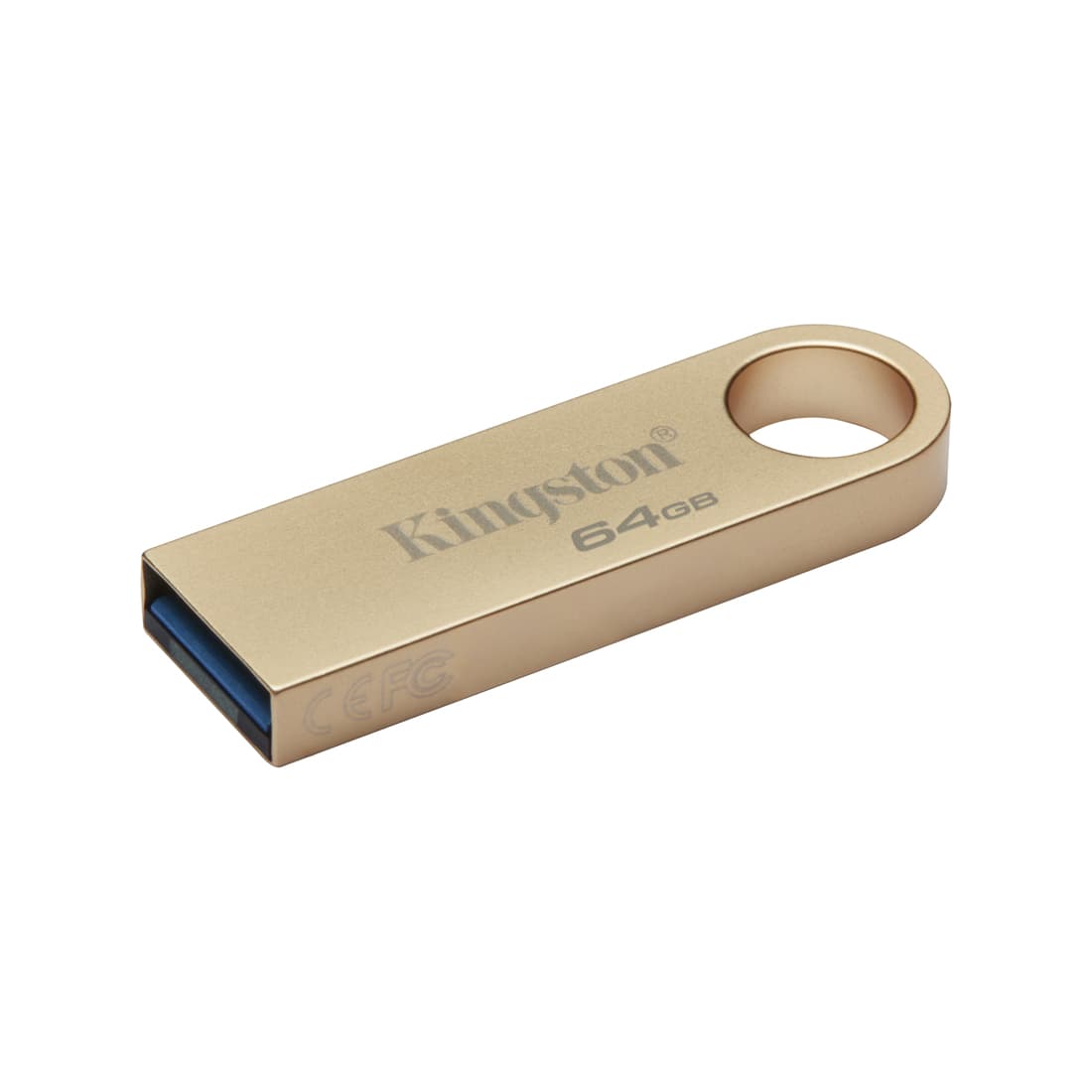 USB-накопитель, Kingston, DataTraveler SE9 G3 DTSE9G3/64GB, 64GB, USB 3.2 Gen 1, Золотистый