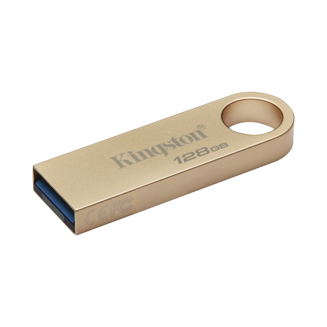 USB-накопитель, Kingston, DataTraveler SE9 G3 DTSE9G3/128GB, 128GB, USB 3.2 Gen 1, Золотистый