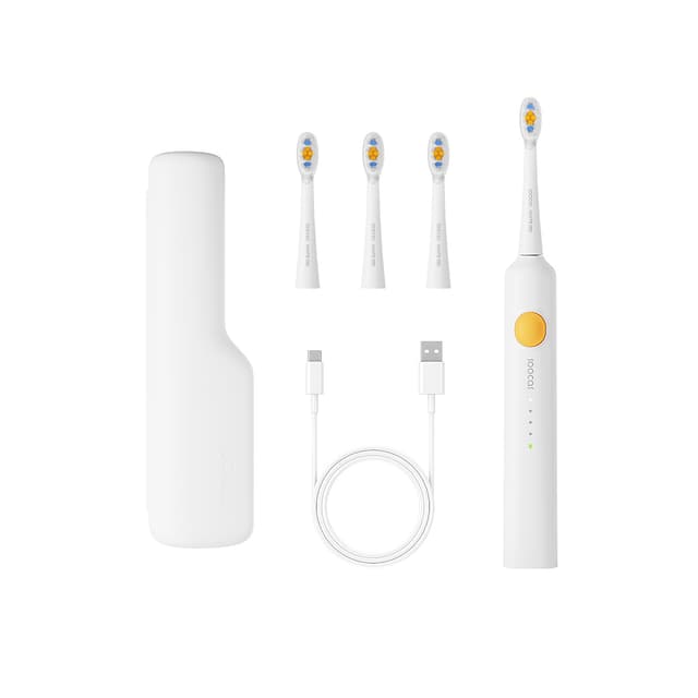 Электрическая зубная щетка, Soocas, PT1, 2000 мАч, 55 дБ, IPX8, Время работы до 365 дней, 5 режимов, Индикация смены насадки, Белый