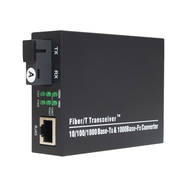 Медиаконвертер, А-Оптик, AO-MC-GE-20DA, SC SM 10/100/1000-Base-T / 100/1000Base-FX Media Converter, Tx1310nm/Rx1550nm, 20km