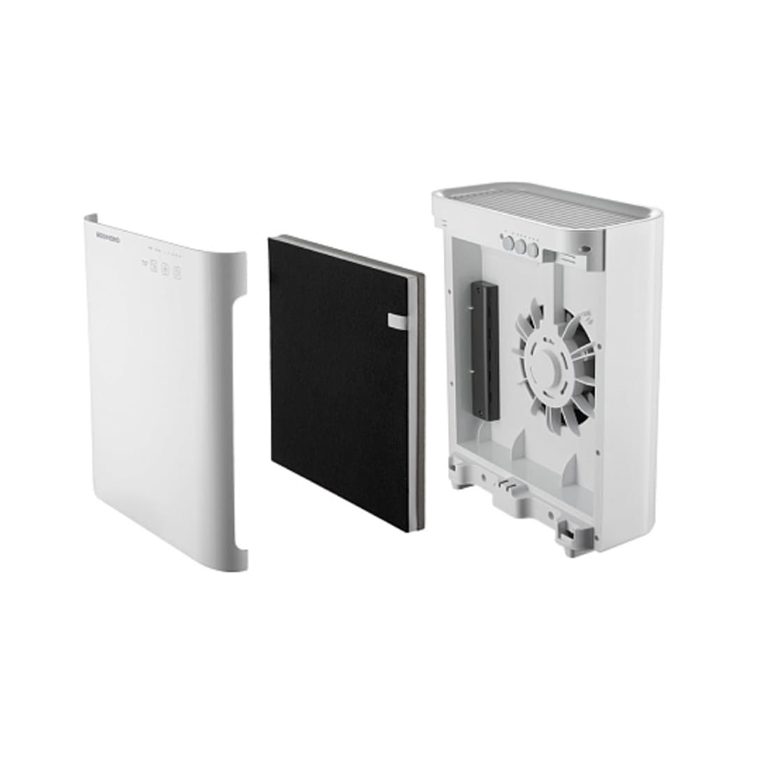 Очиститель воздуха, Redmond, RAC-3708, Белый,Установка	настольная напольная,Тип управления сенсорный Мощность	55 Вт, Напряжение	220-240 В, 50 Гц