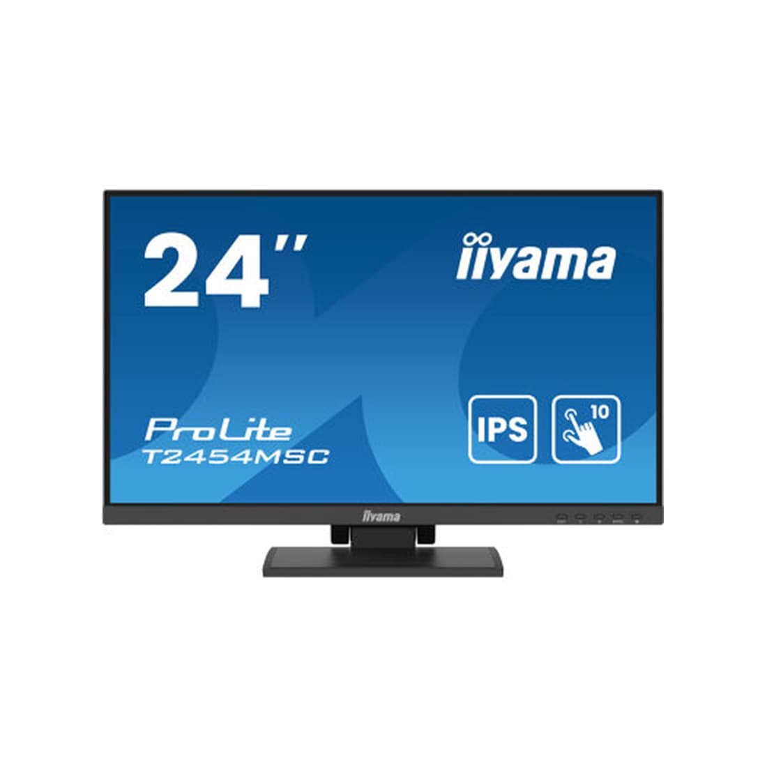 Монитор, iiyama, ProLite PL2454M, T2454MSC-B2AG, 23.8", 1920 x 1080, IPS, 16:9, 75 Гц, 300 кд/м?, 5 мс, 16.7М, 1000:1, 178/178, HDMI*1, DP*1, USB*2, Mini jack, Регулировка наклона, Черный