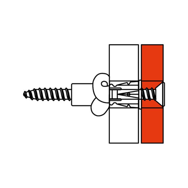 Саморез, DKC, CM06541,3.5х50 мм с дюбелем F6