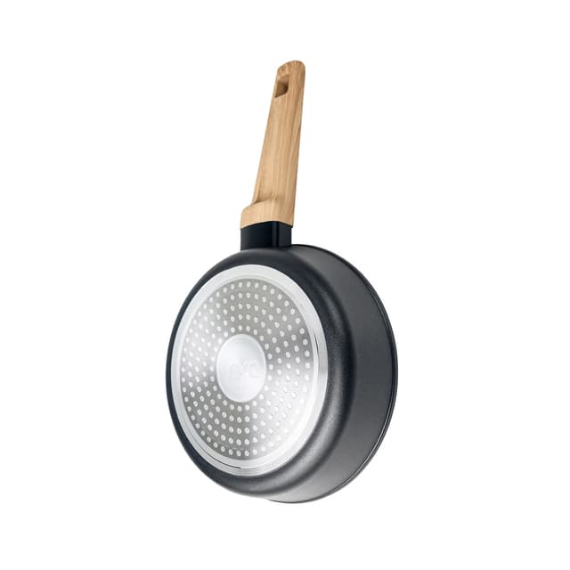 Сковорода, LARA, ОКИНАВА LR01-191-20, Круглая, Диаметр 20 см, Высота 5 см, Толщина 2.1 мм, Кованый алюминий, Антипригарное покрытие, Для всех типов плит, Ручная мойка, Черный