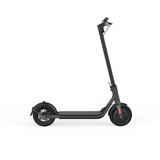 Электросамокат, Ninebot, KickScooter F20A, Запас хода 20 км, Складной дизайн, Максимальная скорость 25 км/ч, Мощность двигателя 250 Вт, Вес 14,5 кг, Градус подъема 10%, Размер шин 10 дюймов, Серый