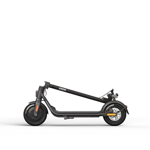 Электросамокат, Ninebot, KickScooter F20A, Запас хода 20 км, Складной дизайн, Максимальная скорость 25 км/ч, Мощность двигателя 250 Вт, Вес 14,5 кг, Градус подъема 10%, Размер шин 10 дюймов, Серый