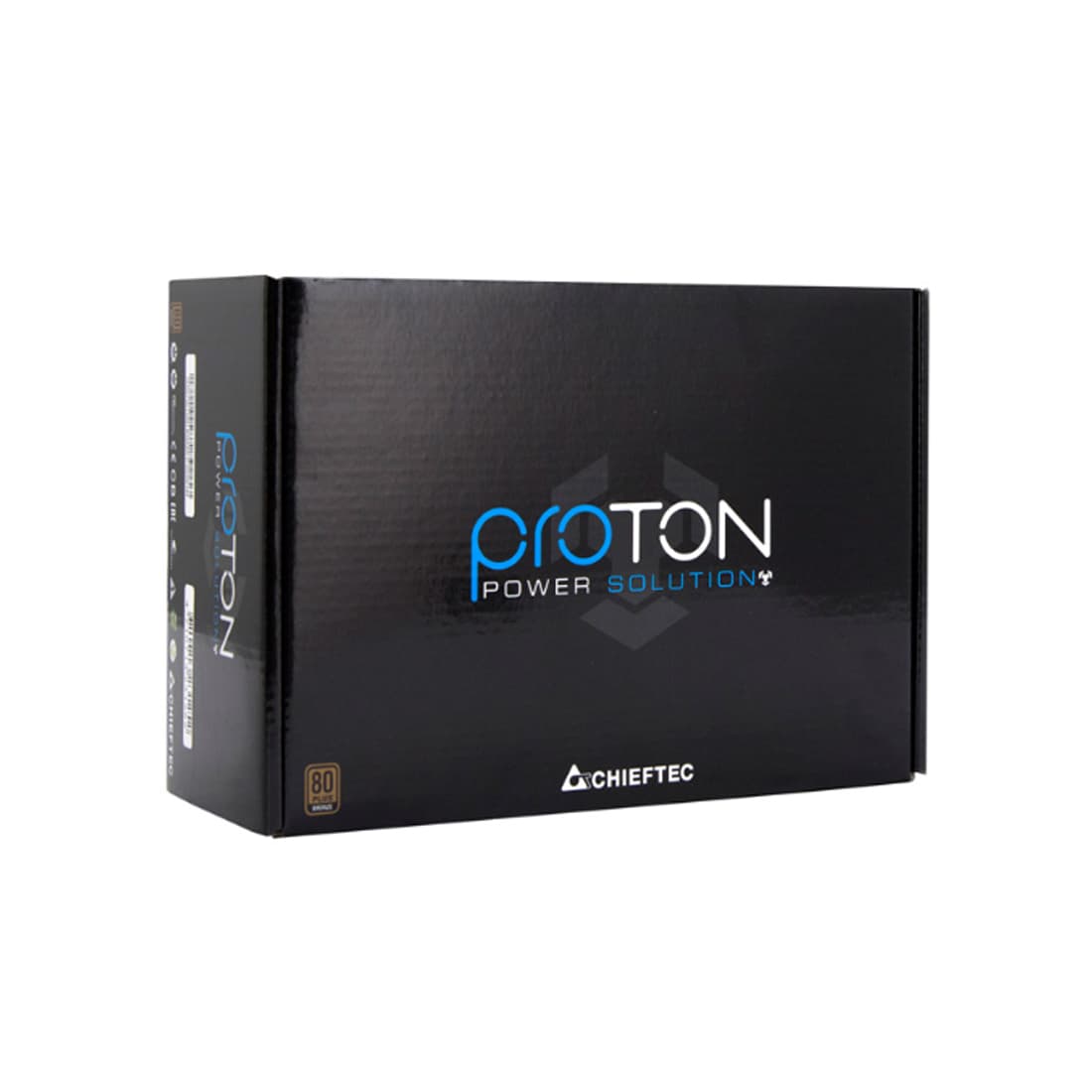 Блок питания, Chieftec, Proton BDF-400S, 400W, ATX, APFC, Bronze, non-Modular, 20+4pin, 4+4pin, 3*Sata, 3*Molex, PCI-E 6+2 pin, Вентилятор 12см, Черный