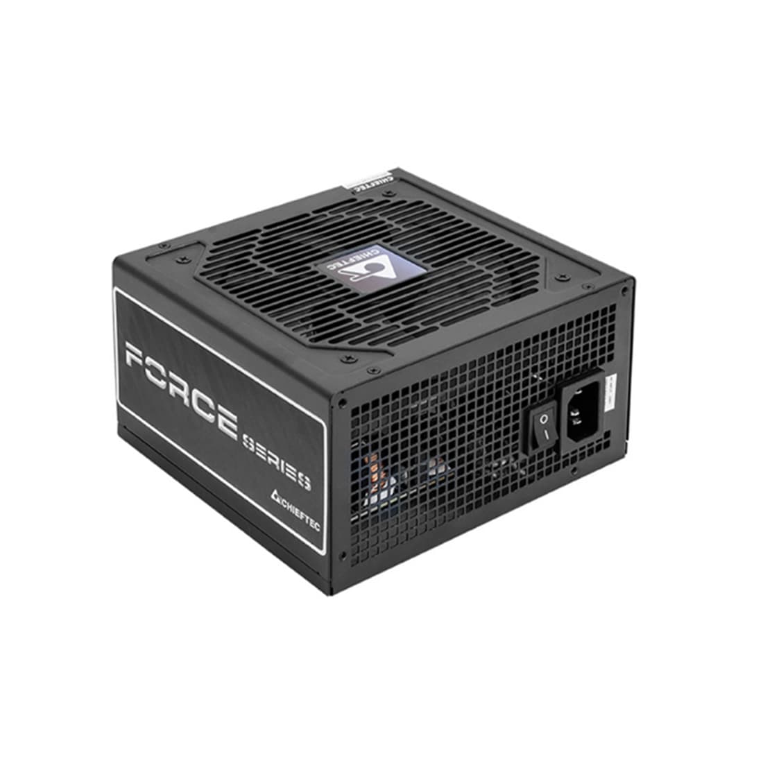 Блок питания, Chieftec, Force CPS-500S, 500W, ATX, APFC, Bronze, non-Modular, 20+4pin, 4+4pin, 4*Sata, 2*Molex, 2*PCIe 6+2-pin, Вентилятор 12см, Черный