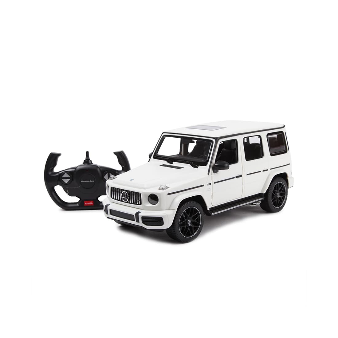 Радиоуправляемая машина, RASTAR, 95700W, 1:14, Mercedes-Benz G63 Gelndewagen, Пластик, Открывающиеся двери, 2.4GHz, Белая
