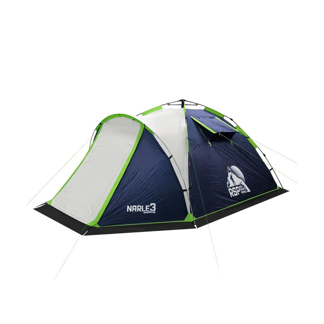 Палатка автоматическая, RSP, TA-NA-3-B, 315*215*150 см, Двухслойная, Диаметр дуг 8.5 мм, Водонепроницаемость 5000, Синий