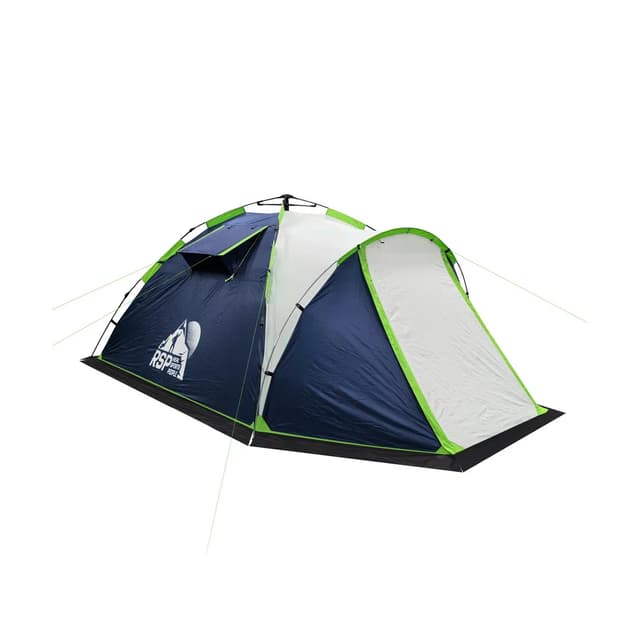 Палатка автоматическая, RSP, TA-NA-3-B, 315*215*150 см, Двухслойная, Диаметр дуг 8.5 мм, Водонепроницаемость 5000, Синий