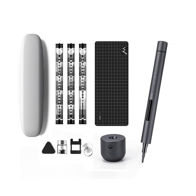 Электрическая отвертка, Wowstick, 1F+, 200 об/мин, диаметр 15,8мм, Алюминий, Серый