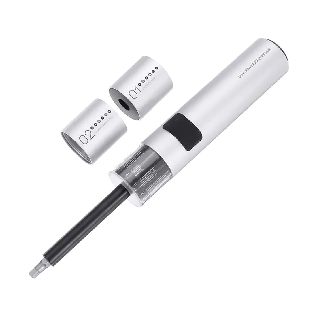 Электрическая отвертка, Wowstick, SD, 200 об/мин, Диаметр 31мм, Алюминий, Серый