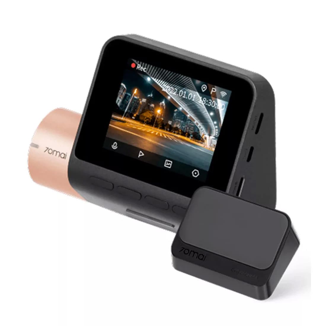 GPS модуль,70Mai, External GPS Module для Dash Cam Lite 2, GPS03, 5V-0.1A, Черный