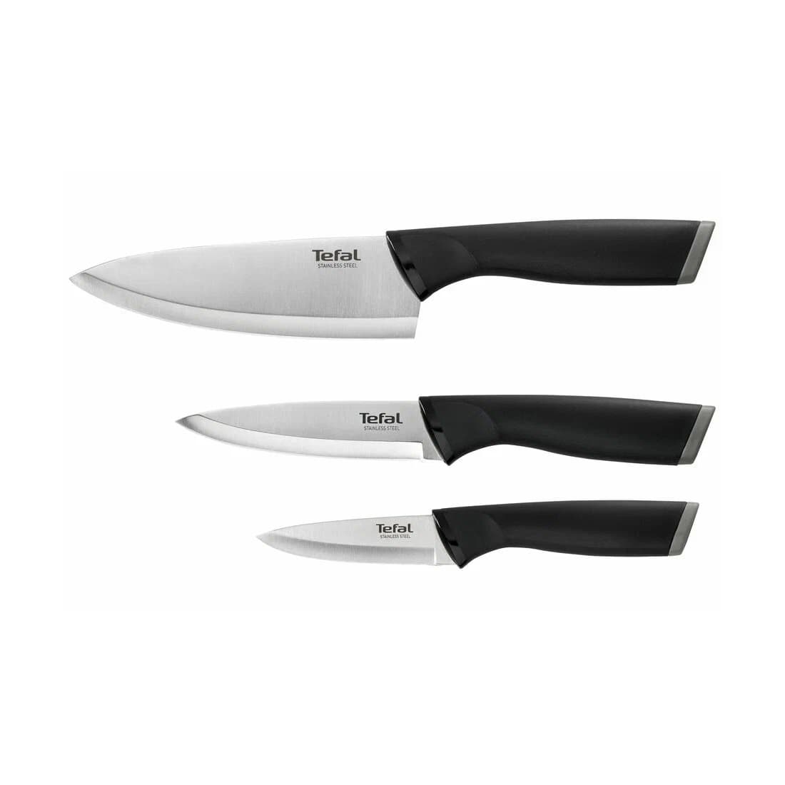 Набор ножей, Tefal, Сomfort knives K221S375, 3шт, Нержавеющая сталь, Материал ручки – пластик