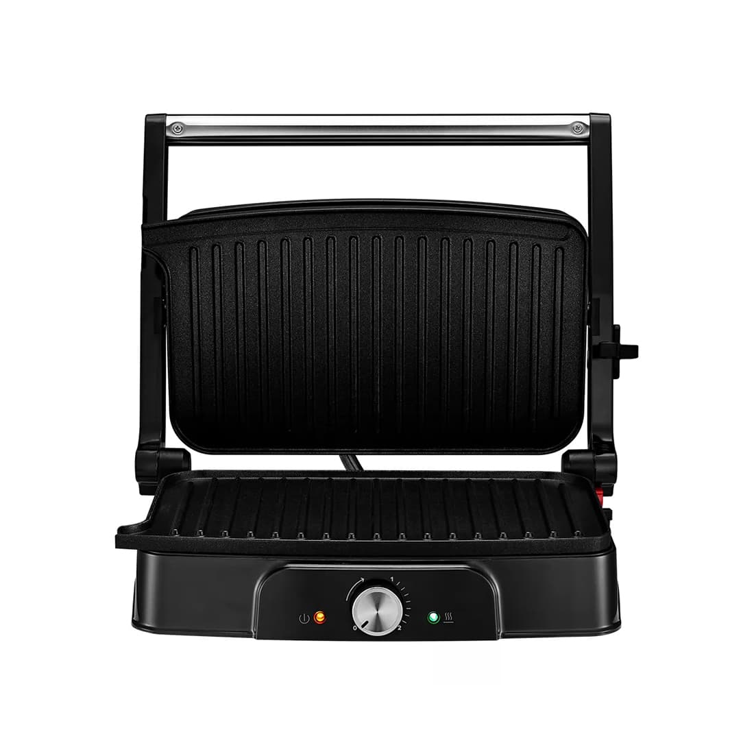 Гриль, Kitfort, КТ-1659, Мощность 1500 Вт, Макс. температура нагрева 230°C, Регулировка t, Размер панелей 278 х 170 мм, Длина шнура 0.7м, Индикация нагрева, Индикация включения, Стальной