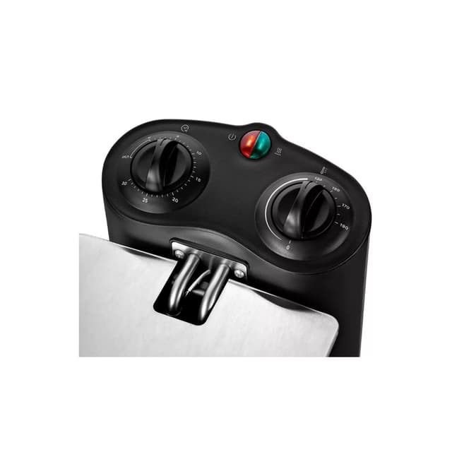 Фритюрница, Kitfort, КТ-4052, Механическое управление, Диапазон температур 130-190 °C, Объем масла 3 л, Мощность номинальная 2000 Вт, Длина сетевого шнура 1м, Таймер, Черный, Стальной