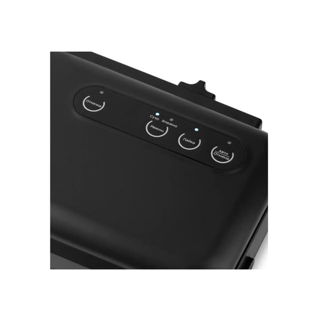 Вакууматор, Kitfort, КТ-1509-1, (черный), Кнопочное управление, Мощность 130 Вт, 5 режимов работы, Ширина рулона / пакета 29 см, Черный