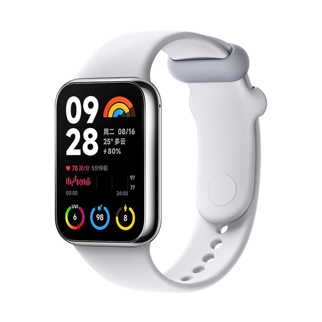 Фитнес браслет, Xiaomi, Smart Band 8 Pro, M2333B1 / BHR8007GL, 1.74" AMOLED, Разрешение экрана 336 x 480, Аккумулятор 289 мАч, Водонепроницаемость 5 АТМ, Серый