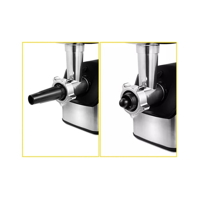 Мясорубка, Kitfort, КТ-2103, Мощность максимальная -1800 Вт, Количество скоростей-2 шт, Количество насадок-5 шт, Длина сетевого шнура-1 м, Цвет серебристый