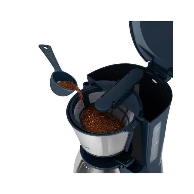 Кофеварка, Kitfort, КТ-7376, Мощность 550 - 650 Вт, Ёмкость резервуара для воды 0,75 л, Ёмкость кофейника 0,75 л, Материал сетки фильтра нейлон , Цвет синий