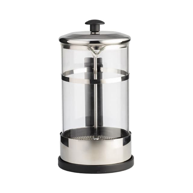 Френч-пресс, LARA, LR06-51-350, Объем 350мл, Стальной фильтр, Боросиликатное стекло, Подходит для мытья в посудомоечной машине, Черный