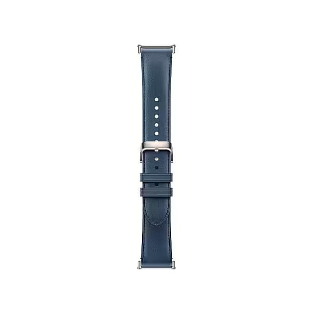 Кожаный сменный браслет, Xiaomi, Leather Quick Release Strap , M2415AS1/BHR9492GL, Совместим с band 8 Pro/9 ProRedmi Watch 4/5, Синий