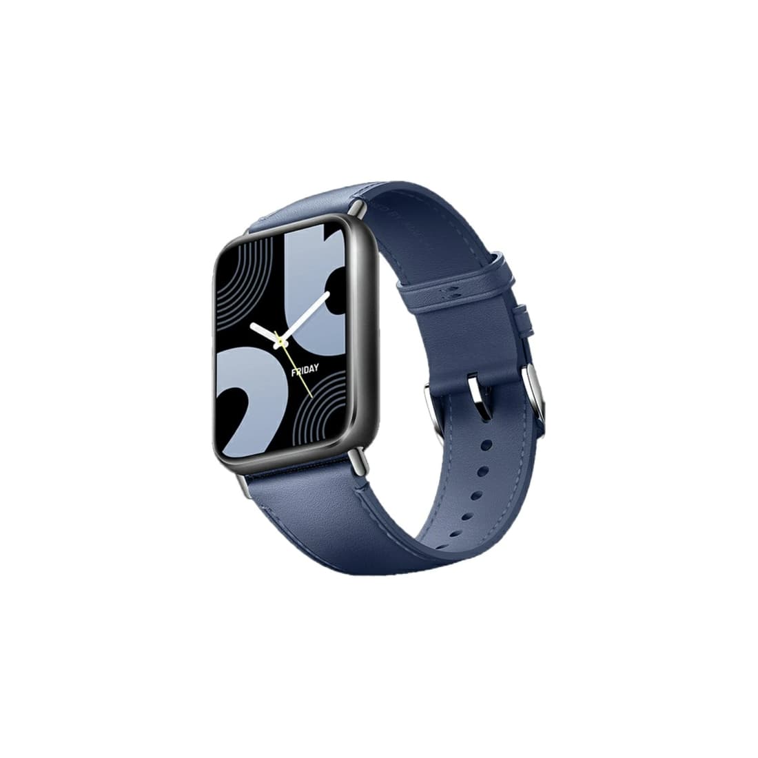 Кожаный сменный браслет, Xiaomi, Leather Quick Release Strap , M2415AS1/BHR9492GL, Совместим с band 8 Pro/9 ProRedmi Watch 4/5, Синий
