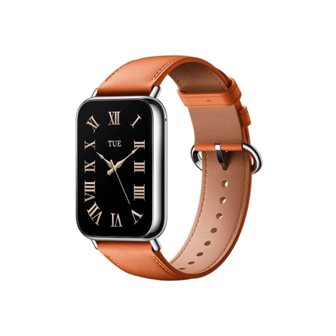 Кожаный сменный браслет, Xiaomi, Leather Quick Release Strap, M2307AS1/BHR8002GL, Совместим с band 8 Pro/9 ProRedmi Watch 4/5, Оранжевый