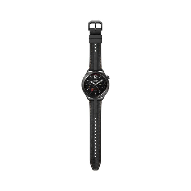 Комплект из ремешка и безеля для часов, Xiaomi, Watch S4 Bezel and Strap Kit-Midnight Carbon, M2450AS1/BHR9908GL, Карбон