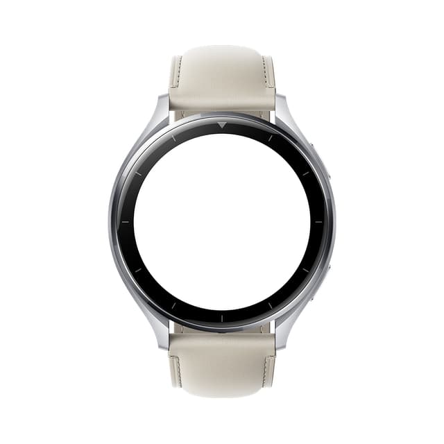 Кожаный сменный браслет, Xiaomi, Watch Leather Strap, M2243AS1/ BHR8038GL, Совместим Watch S1 Series / 2 / 2 Pro / S3, Белый