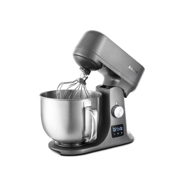 Планетарный миксер, Kitfort, КТ-1328, Максимальная мощность 1200 Вт, Чаша есть, Объем чаши - 5000 мл, Материал чаши нержавеющая сталь, Материал корпуса- металл, Цвет серый