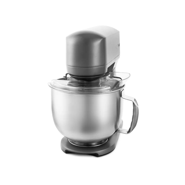 Планетарный миксер, Kitfort, КТ-1328, Максимальная мощность 1200 Вт, Чаша есть, Объем чаши - 5000 мл, Материал чаши нержавеющая сталь, Материал корпуса- металл, Цвет серый