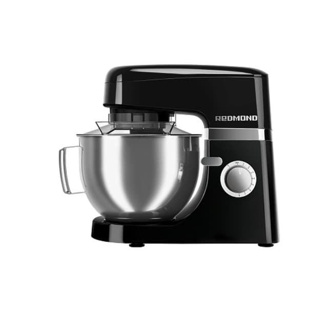 Планетарный миксер, Redmond, FM601,Тип-планетарный Мощность-1000 Вт ,Материал корпуса-пластик ,Количество скоростей-8 шт ,Количество насадок в комплекте-3 шт ,Объем чаши-5 л