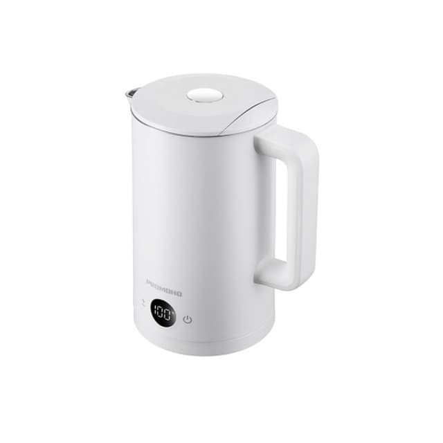 Чайник электрический, Редмонд, KM245, Объем 1.7л, Двойные стенки, Сенсорное управление, 5 температурных режимов, Дисплей, Поддержание температуры, Нержавеющая сталь, Мощность 1850-2200 Вт, Длина шнура 0.7м, Белый