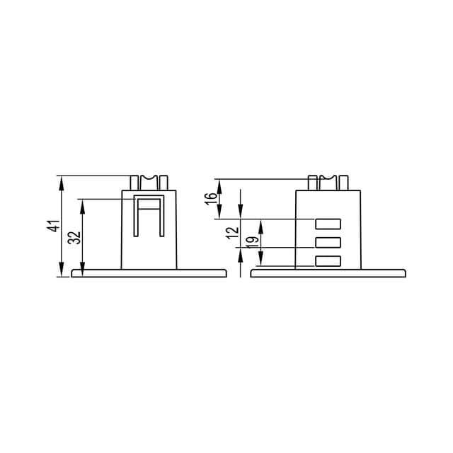 Комплект крепления, DKC, FC37230, для напольной установки