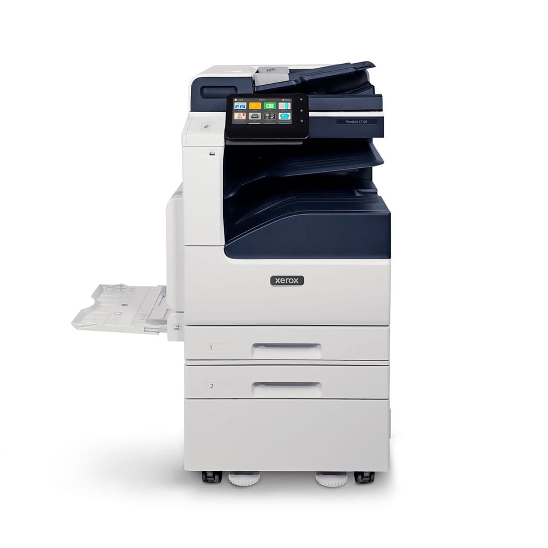 Базовый модуль МФУ, Xerox, VersaLink C7120/25/30, C7101V_S, Лазерный , А3, 20 / 25 / 30 стр./мин., Подача 1 140 листов, Двусторонний автоподатчик документов, до 80 изобр./мин., Сенсорный дисплей 7", 1.05 ГГц CPU, 4 ГБ RAM, 320 ГБ HDD, USB 3.0, Ethernet 10/100/1000, NFC